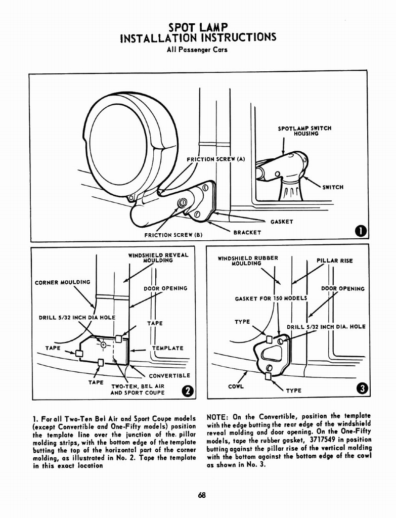 1955 Chevrolet Accessories Manual Page 35